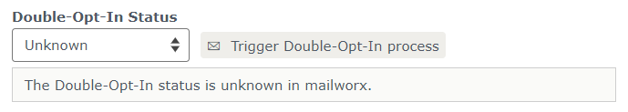 Double-opt-in status unknown